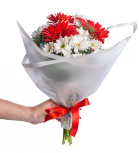gerbera papatya buketi